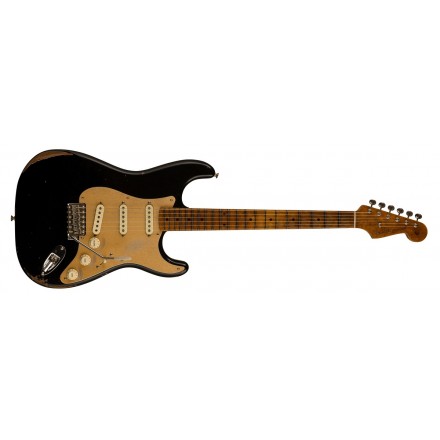 FENDER LIMITED EDITION AMERICAN CUSTOM SHOP STRATOCASTER DLX AGED BLACK